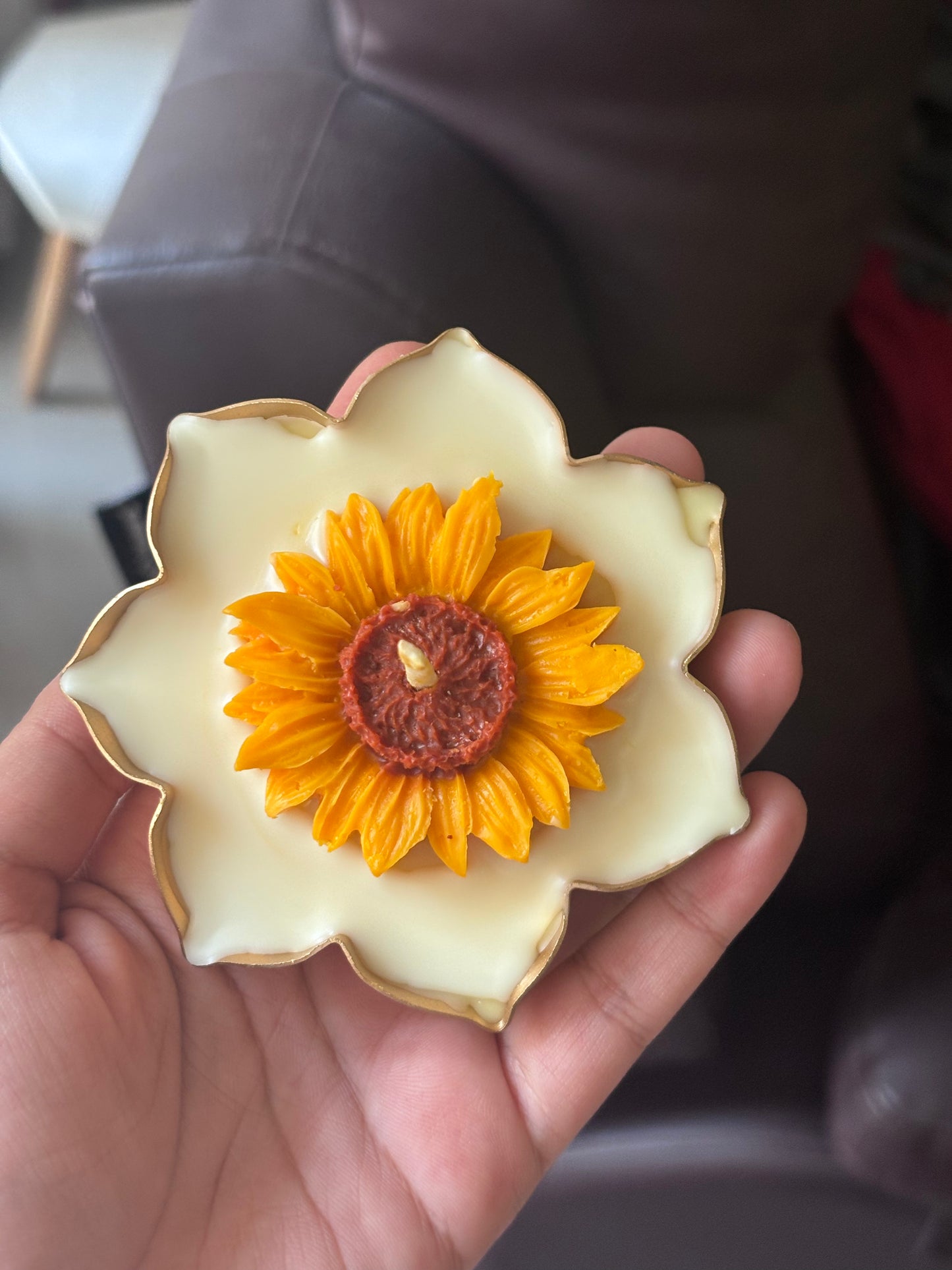 Sunflower Urli Candle
