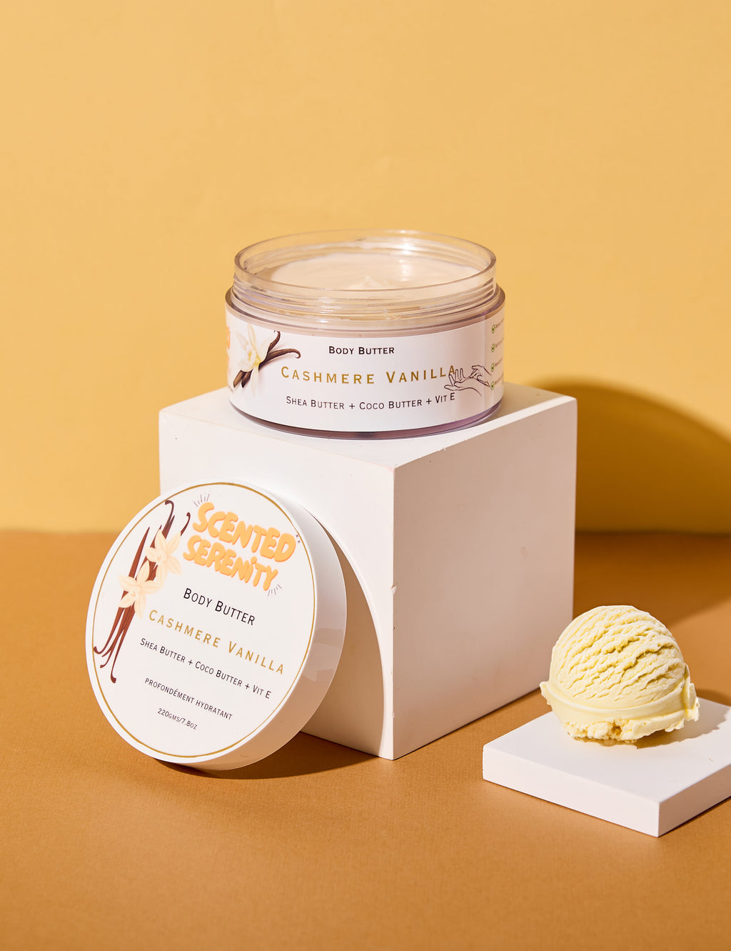 Cashmere Vanilla Body Butter + Daisies Candle