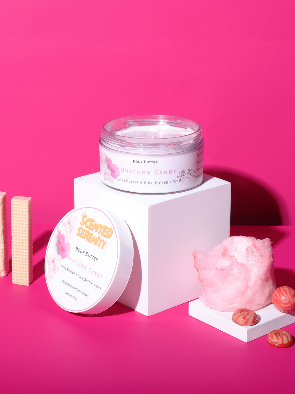 ⁠Unicorn Candy Body Butter + Orange Marmalade Candle