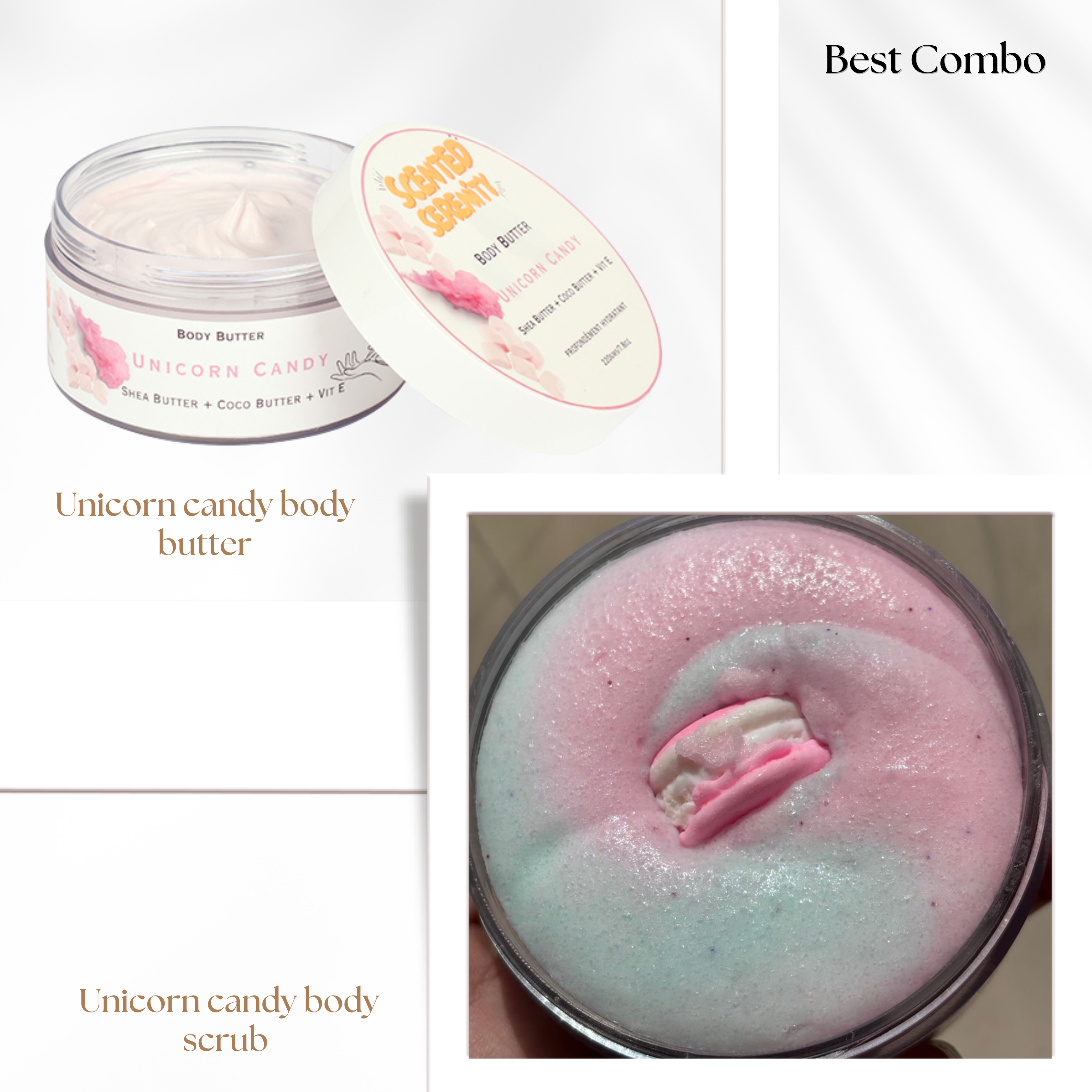 Unicorn Candy Body Scrub + Unicorn Candy Body Butter