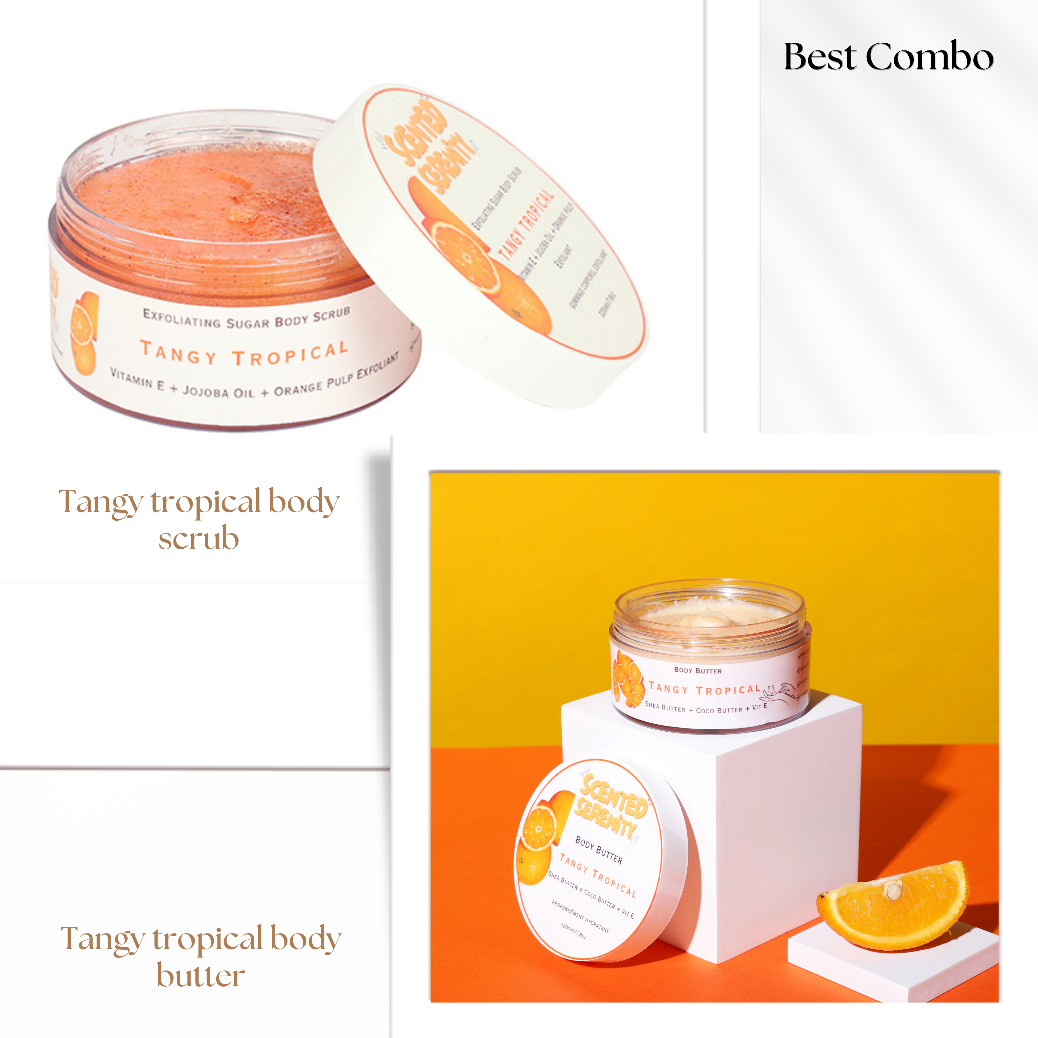 Tangy Tropical Body Scrub + Tangy Tropical Body Butter