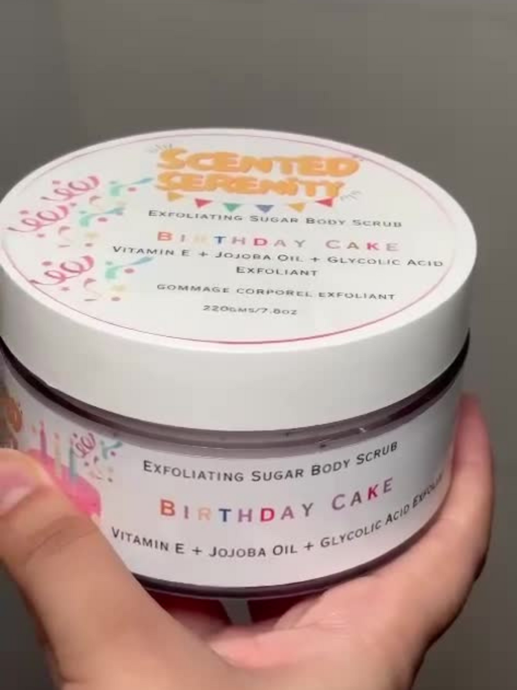 Birthday Cake Body Scrub