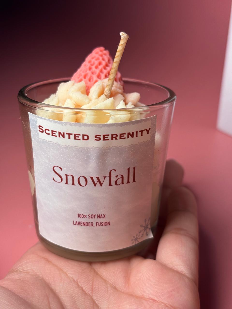 Snowfall Candle - Shot Glass