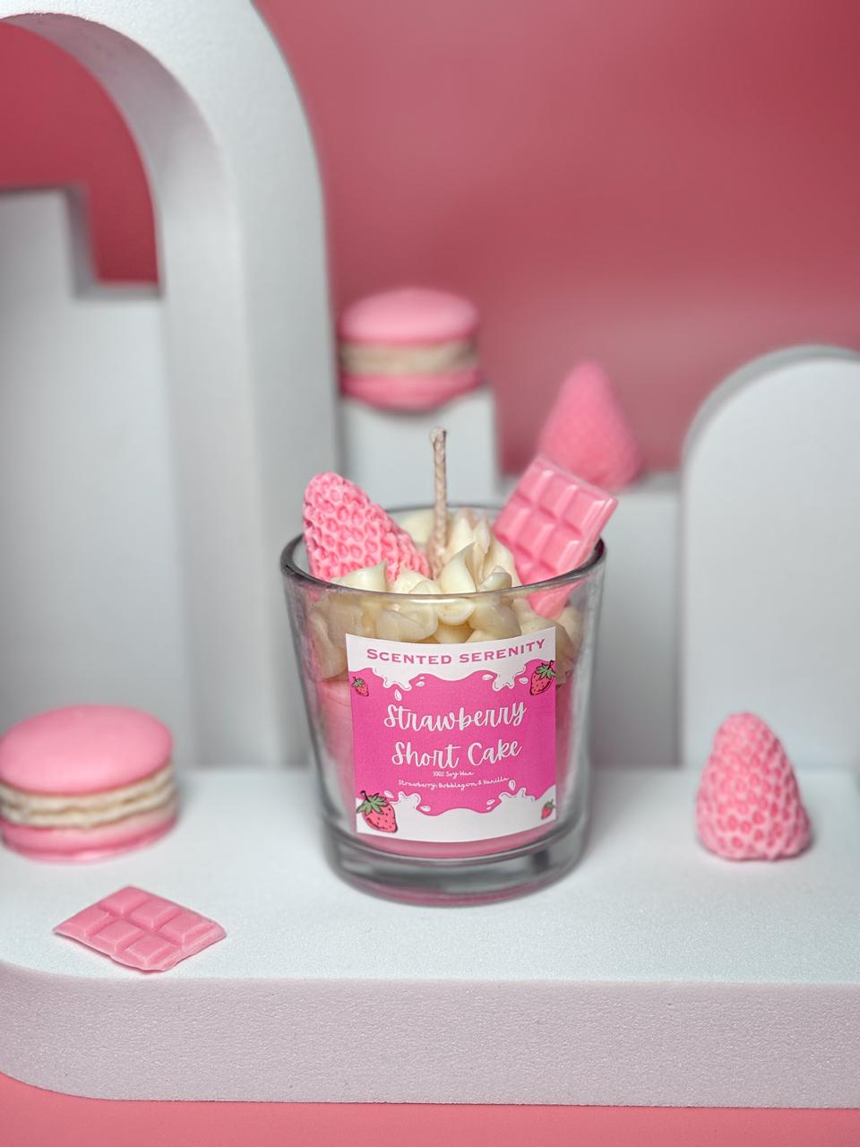Strawberry Shortcake Candle - Shot Glass