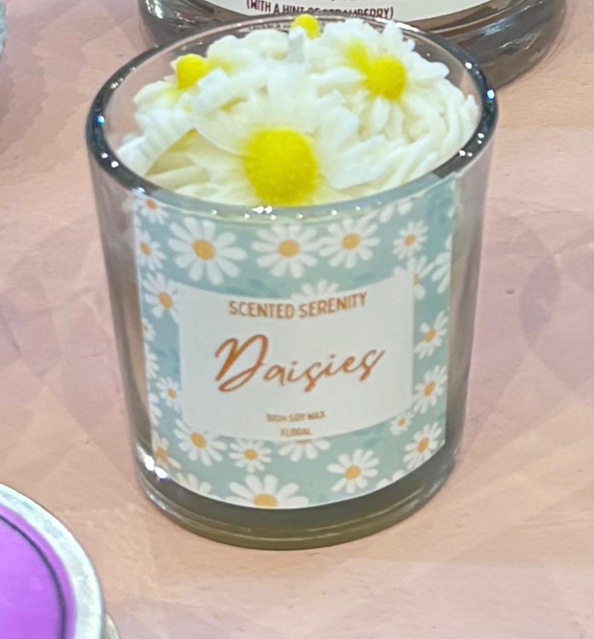 Daisies Candle - Shot Glass